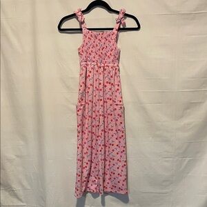 Pink Floral Kids One Piece Bodysuit